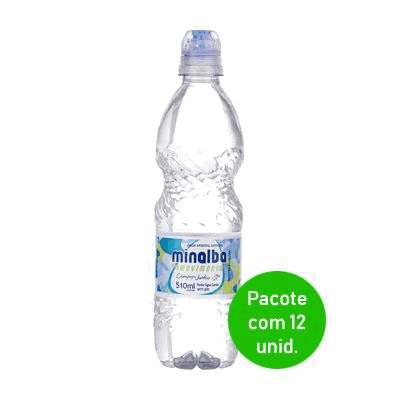 Água Mineral sem Gás com bico Minalba 510ml