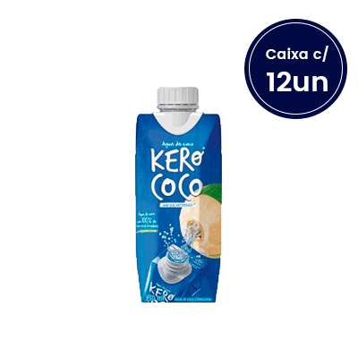 Água de Coco 330ml Kero Coco c/ 12un