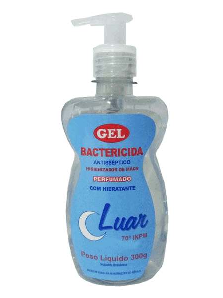 Álcool Gel 70° Bactericida com Dosador Luar - 300g