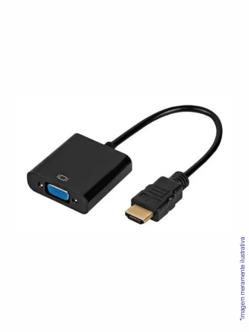 Cabo HDMI Macho / VGA Fêmea Ponto Mix