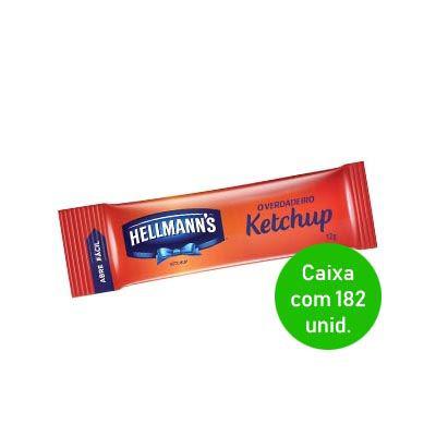 Ketchup Hellmanns Sachê - Caixa com 182 unidades